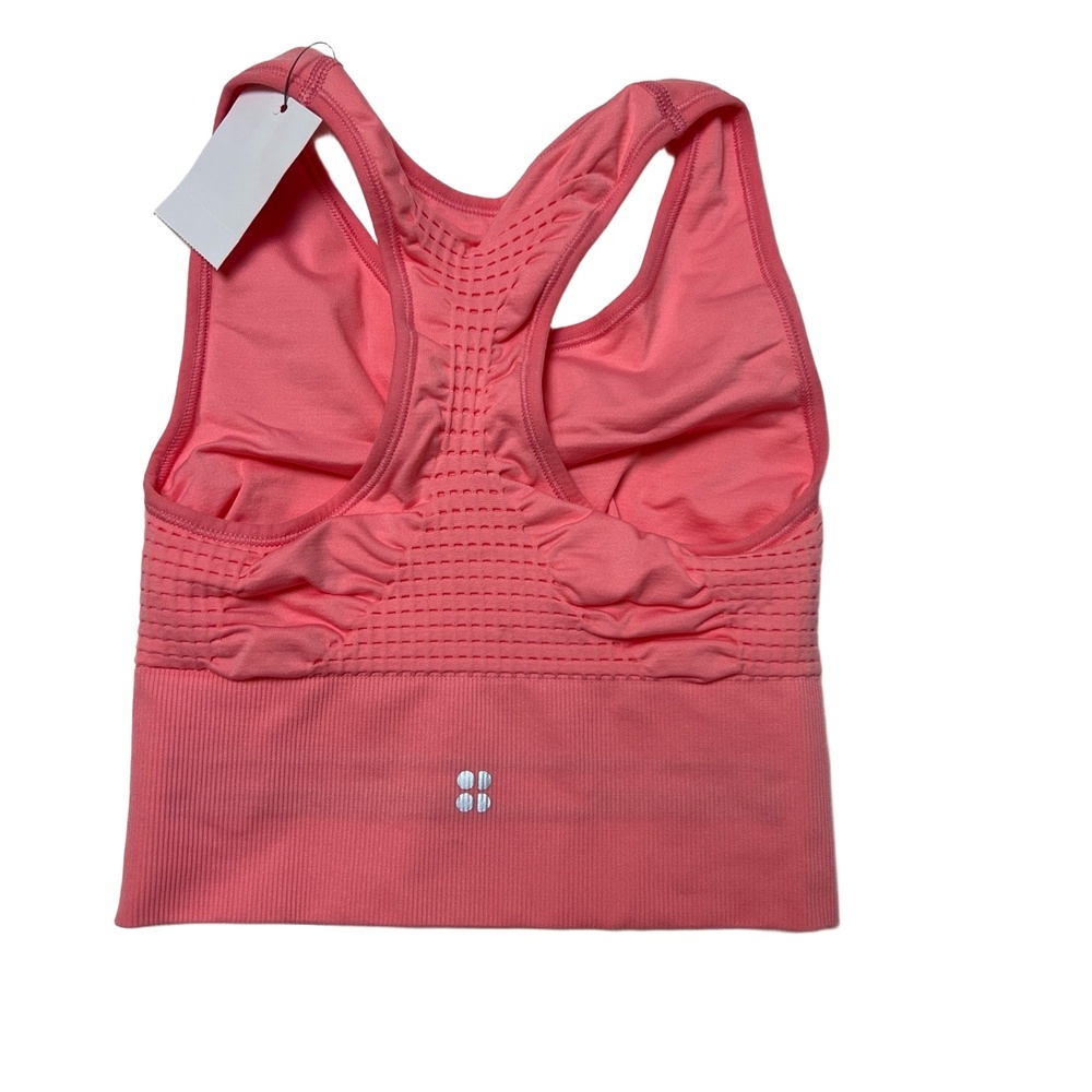 Sweaty Betty Longline Stamina Seamless Sports Bra Calypso Pink Small NWT - Picture 5 of 10
